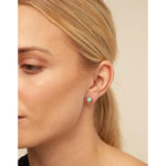 Wow! 18k Gold Plated Piercing with a Blue Crystal - PIE0014AZUORO0U-UNO de 50-Renee Taylor Gallery