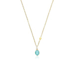 "Boules" Anice Charm in Hand-Engraved Gold, Diamonds, Rock crystal, and Amazonite (Small) - PS1-609-Nanis-Renee Taylor Gallery