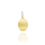 "Boules" Charm in Hand-Engraved Gold and Diamonds (Medium) - PS15-609-Nanis-Renee Taylor Gallery