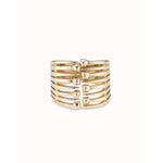 Matching 18K Gold Plated Bracelet - PUL2313ORO0000M-UNO de 50-Renee Taylor Gallery