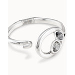 Together Sterling Silver Plated Bracelet - PUL2314MTL0000M-UNO de 50-Renee Taylor Gallery