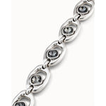 Together Sterling Silver Plated Bracelet - PUL2336NGRMTL0M-UNO de 50-Renee Taylor Gallery
