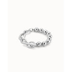 Cheerful Sterling Silver Plated Bracelet - PUL2360MTL-UNO de 50-Renee Taylor Gallery