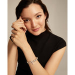 Cheerful Sterling Silver Plated Bracelet - PUL2360MTL-UNO de 50-Renee Taylor Gallery