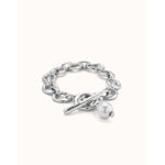 Yolo Sterling Silver Plated Bracelet - PUL2365BPLMTL-UNO de 50-Renee Taylor Gallery
