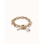 Yolo 18K Gold Plated Bracelet - PUL2365BPLORO-UNO de 50-Renee Taylor Gallery