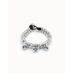 Sublime Sterling Silver Plated Bracelet - PUL2386AZUMTL0M-UNO de 50-Renee Taylor Gallery