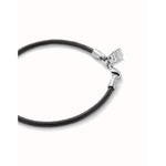 Hazte Leather Bracelet with Sterling Silver Plated Clasp - PUL2498MTL0000U-UNO de 50-Renee Taylor Gallery