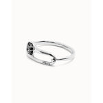 Bangle Bracelet Black Crystal - PUL2512NGRMTL-UNO de 50-Renee Taylor Gallery
