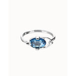 Ser Deslumbrante Faceted Blue Crystal Silver Plated Bracelet - PUL2593AZUMTL0-UNO de 50-Renee Taylor Gallery