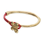 Gold and Red Flutter Bracelet - PUL2614ROJORO-UNO de 50-Renee Taylor Gallery