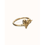 Golden Semi-Rigid Bracelet with Heart Detail - PUL2639ORO-UNO de 50-Renee Taylor Gallery
