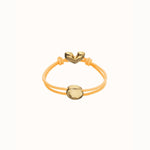 Orange Elastic Thread Bracelet with Golden Heart - PUL2641NRJORO-UNO de 50-Renee Taylor Gallery