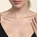 14K Yellow Gold Pearl Drop Necklace – NK7669Y4JPL-Gabriel & Co.-Renee Taylor Gallery