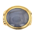 18K, Diamond and Star Sapphire "Garden" Ring - R-105