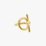Omega Ring - Gold Plated - R0046 ORO-CXC-Renee Taylor Gallery