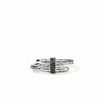 Spear Ring, Sterling Silver, Black Sapphire - RBS986804BLS-John Hardy-Renee Taylor Gallery