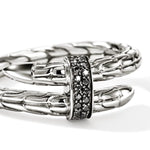 Spear Ring, Sterling Silver, Black Sapphire - RBS986804BLS-John Hardy-Renee Taylor Gallery