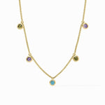 Rainbow Delicate Charm Necklace-Champagne Radiance - N574GCI00-Julie Vos-Renee Taylor Gallery