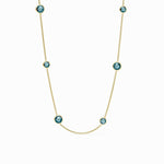 Rainbow Station Necklaceontana Blue - N577GPE00-Julie Vos-Renee Taylor Gallery