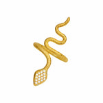 Snake Ring with Diamond by Lika Behar