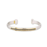 Stockholm Cross Cuff with Diamond by Lika Behar