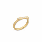 Stockton Gold Ring with Diamond by Lika Behar