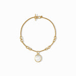 Saratoga Statement Necklace Mother of Pearl - N554GMPL00-Julie Vos-Renee Taylor Gallery