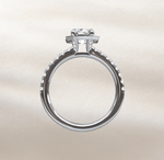 Custom Engagement Ring - 1.17 Lab Grown Diamond Center in 14K White Gold - SODW0044329-Renee Taylor Gallery-Renee Taylor Gallery