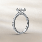 Custom Engagement Ring - 1.17 Lab Grown Diamond Center in 14K White Gold - SODW0044329-Renee Taylor Gallery-Renee Taylor Gallery