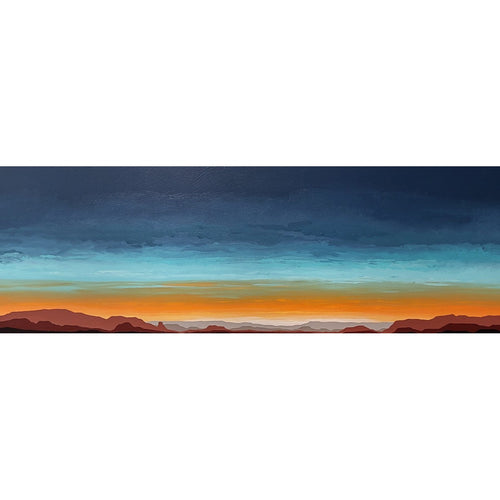 "Sedona Sunrise" 12x36-Robert Charon-Renee Taylor Gallery