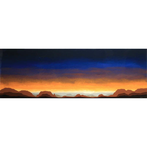 "Sedona Sunrise" 12x36-Robert Charon-Renee Taylor Gallery