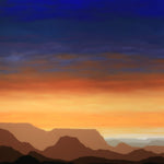 "Sedona Sunrise" 30x60-Robert Charon-Renee Taylor Gallery