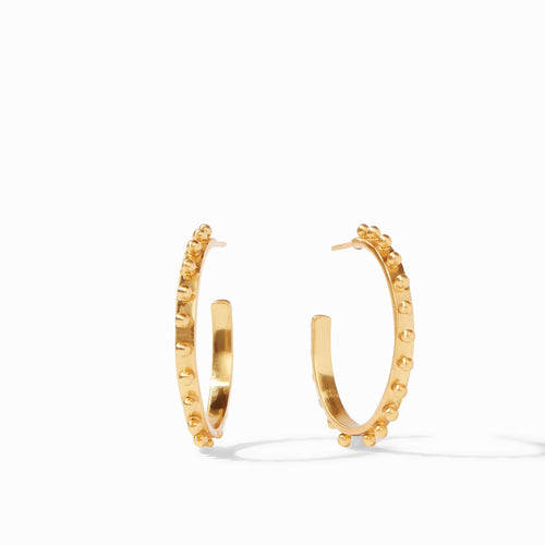 SoHo Gold Hoop Earrings - ER305G-Julie Vos-Renee Taylor Gallery