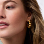Solara Nova Hoop Earrings-Gold - HP129G-Julie Vos-Renee Taylor Gallery