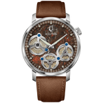 Spaceview Evolution Brown Suede - 26A214-Accutron-Renee Taylor Gallery