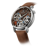 Spaceview Evolution Brown Suede - 26A214-Accutron-Renee Taylor Gallery