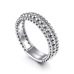 925 Sterling Silver Bujukan Band - LR51977SVJJJ-Gabriel & Co.-Renee Taylor Gallery