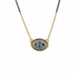 Thames Necklace with Topaz & Diamond by Lika Behar