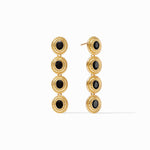 Tudor Tier Earrings - Obsidian Black-Julie Vos-Renee Taylor Gallery