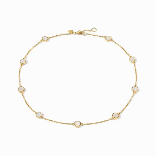 Valencia Delicate Station Necklace Gold main image 0