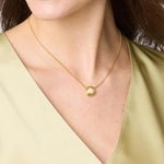 Wave Stone Delicate Necklace-Turquoise Blue - N533GTQ00-Julie Vos-Renee Taylor Gallery