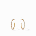 Windsor Hoop Earrings - Cubic Zirconia-Julie Vos-Renee Taylor Gallery