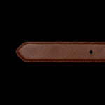 Brown Leather Belt - BELT 1 BRN-William Henry-Renee Taylor Gallery
