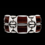 Men's Red Tiger Eye Retro Bracelet - BR13 RTE-William Henry-Renee Taylor Gallery