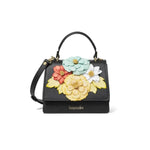 Braccialini Penelope Flowers Leather Handbag - B16724-Braccialini-Renee Taylor Gallery
