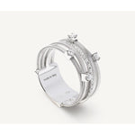 18K Goa 5 Row Diamond Ring - AG270 B2 W 01-Marco Bicego-Renee Taylor Gallery