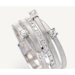 18K Goa 5 Row Diamond Ring - AG270 B2 W 01-Marco Bicego-Renee Taylor Gallery