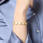 Saratoga Tennis Bracelet Mother of Pearl - BL241GMPL00-Julie Vos-Renee Taylor Gallery