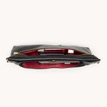 INVITATION CLUTCH - Black/Brushed Gold-Hammitt-Renee Taylor Gallery